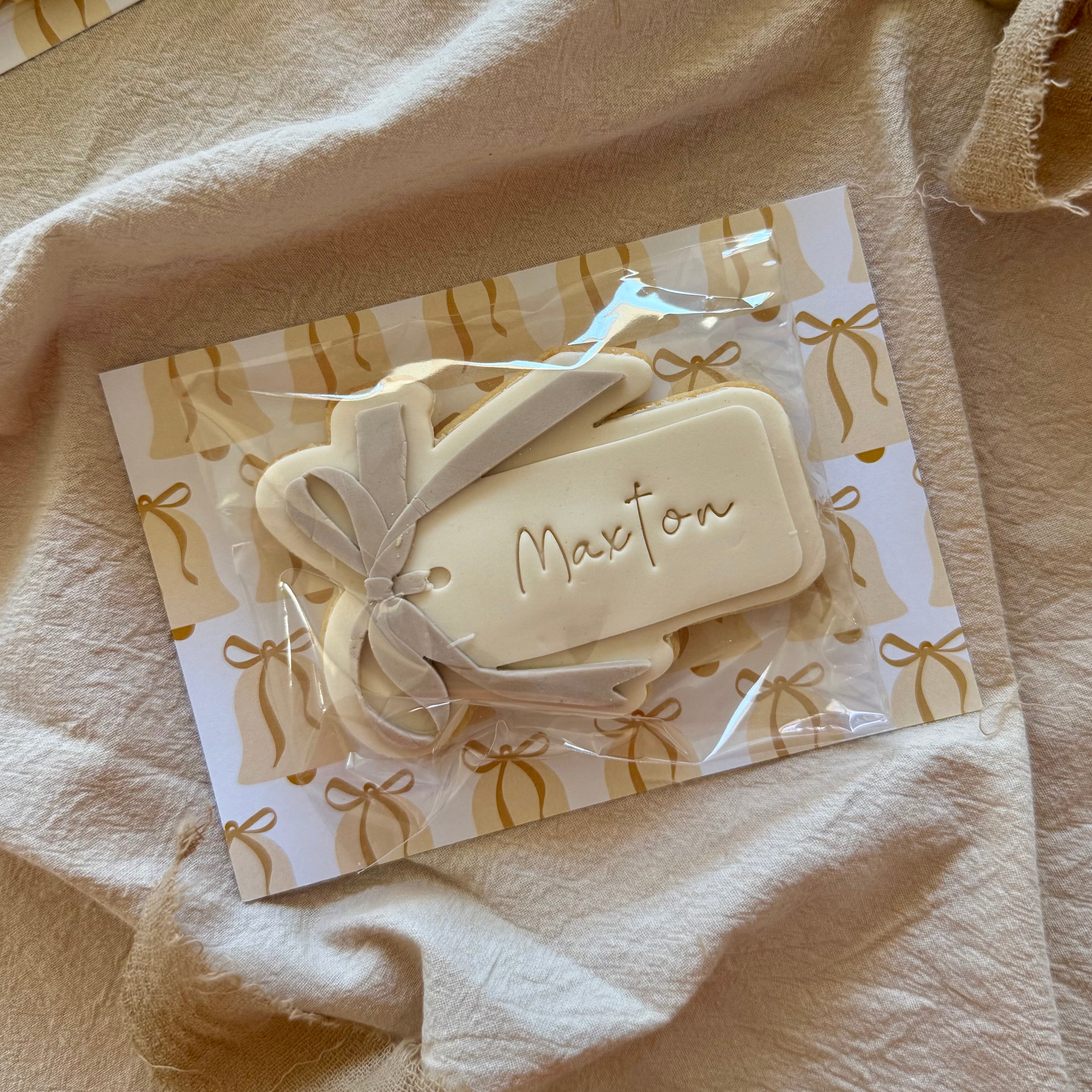 Personalised Gift Tag Cookie
