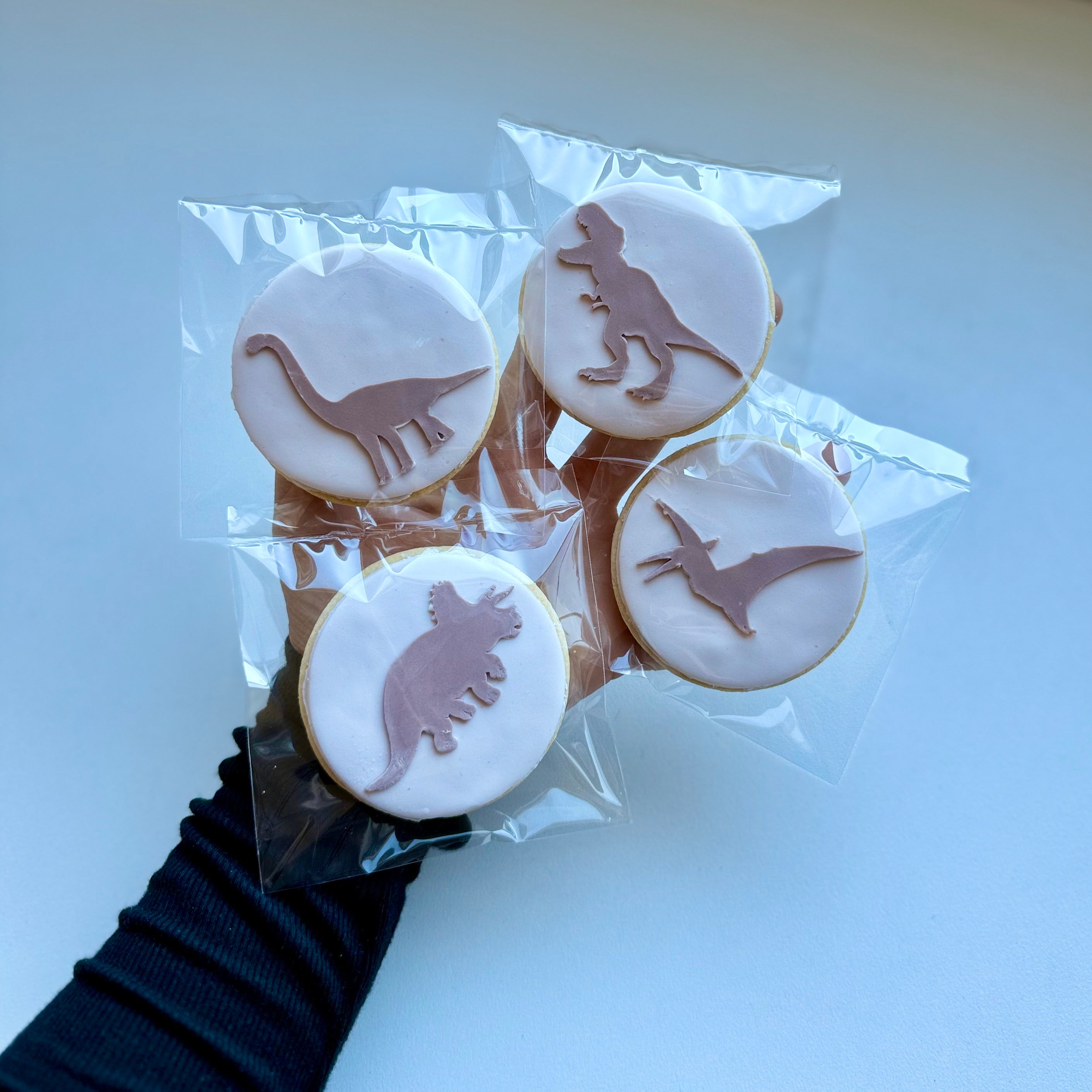 Dinosaur Silhouette Cookies