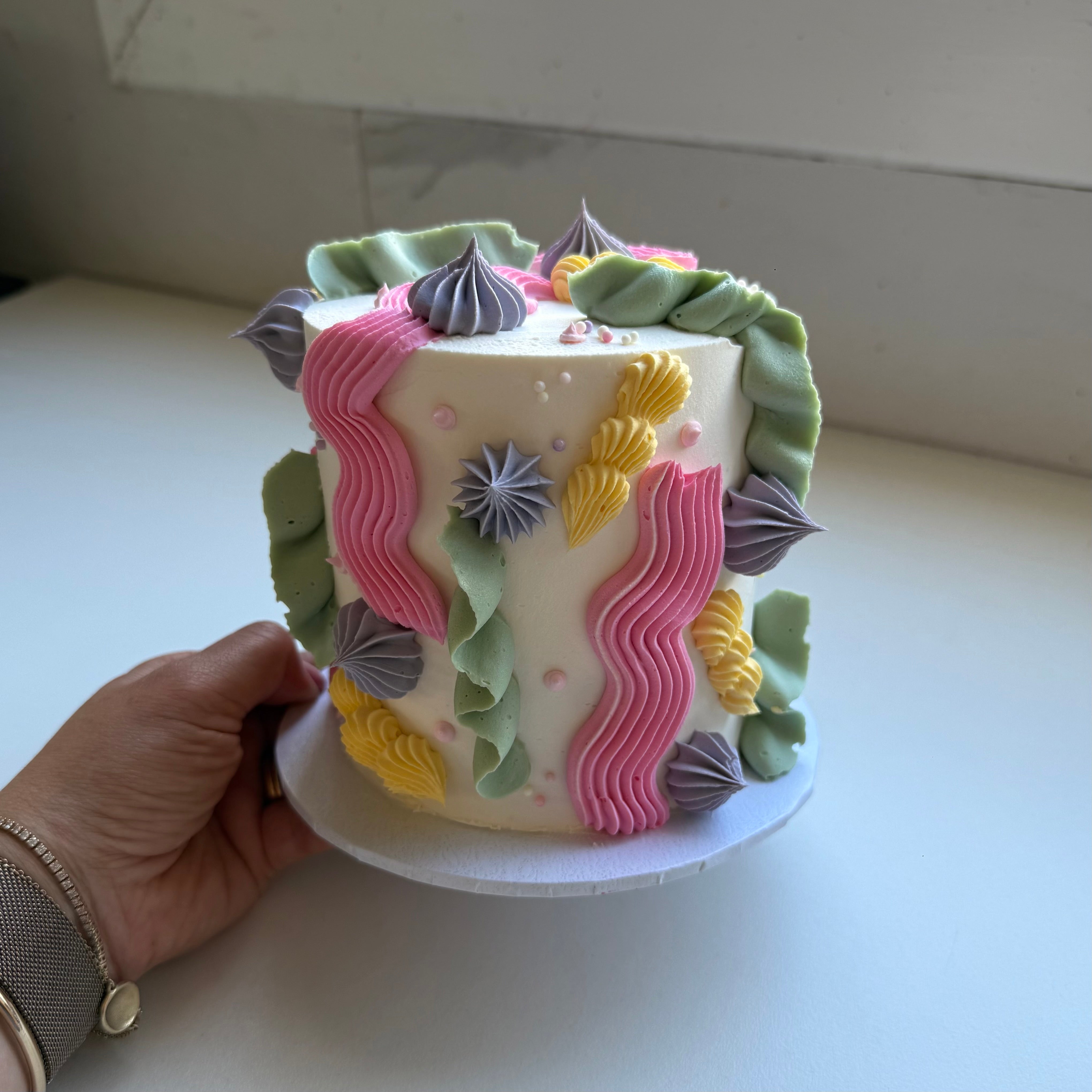 Squiggly Fun Celebration Cake