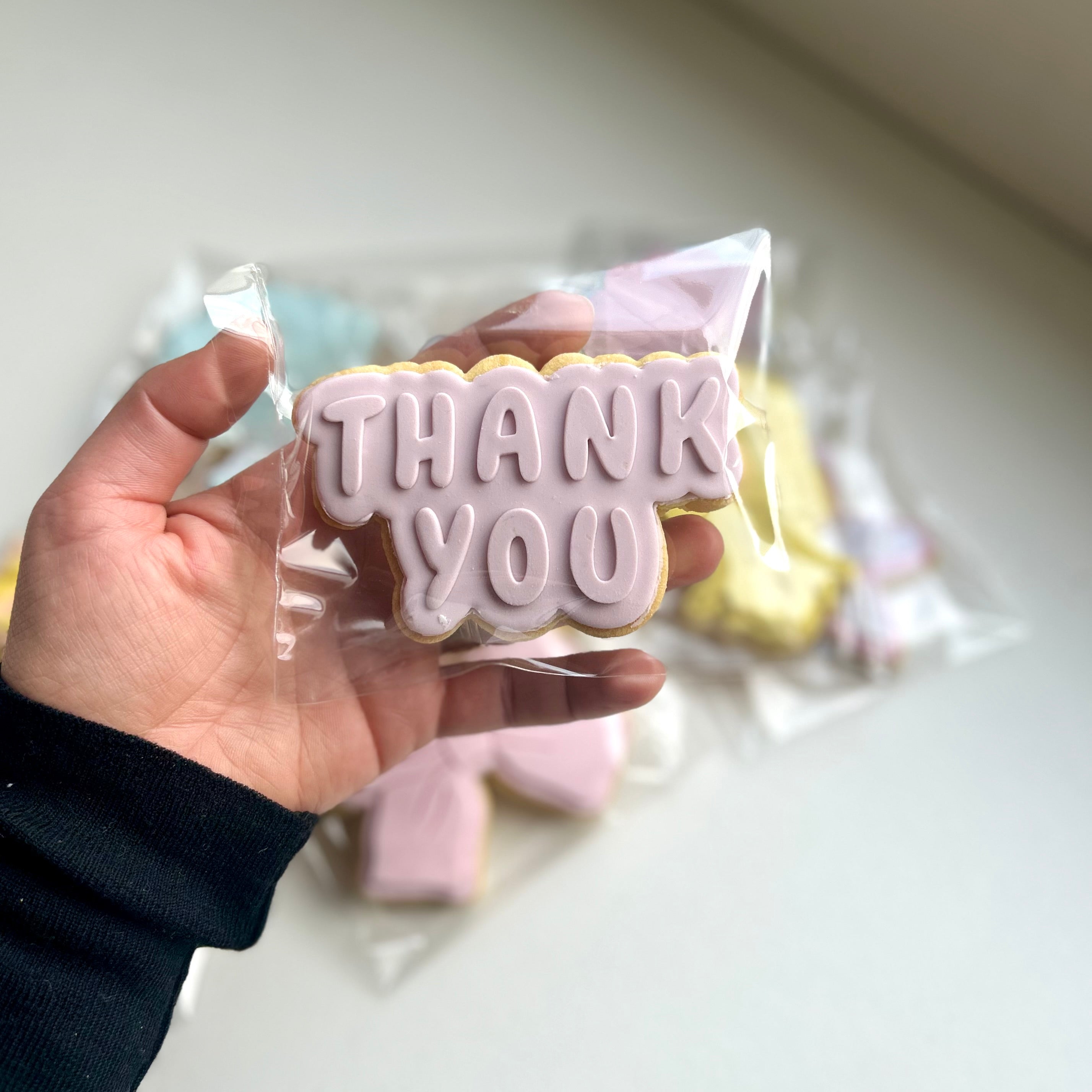 Thank you birthday gift party favour cookie