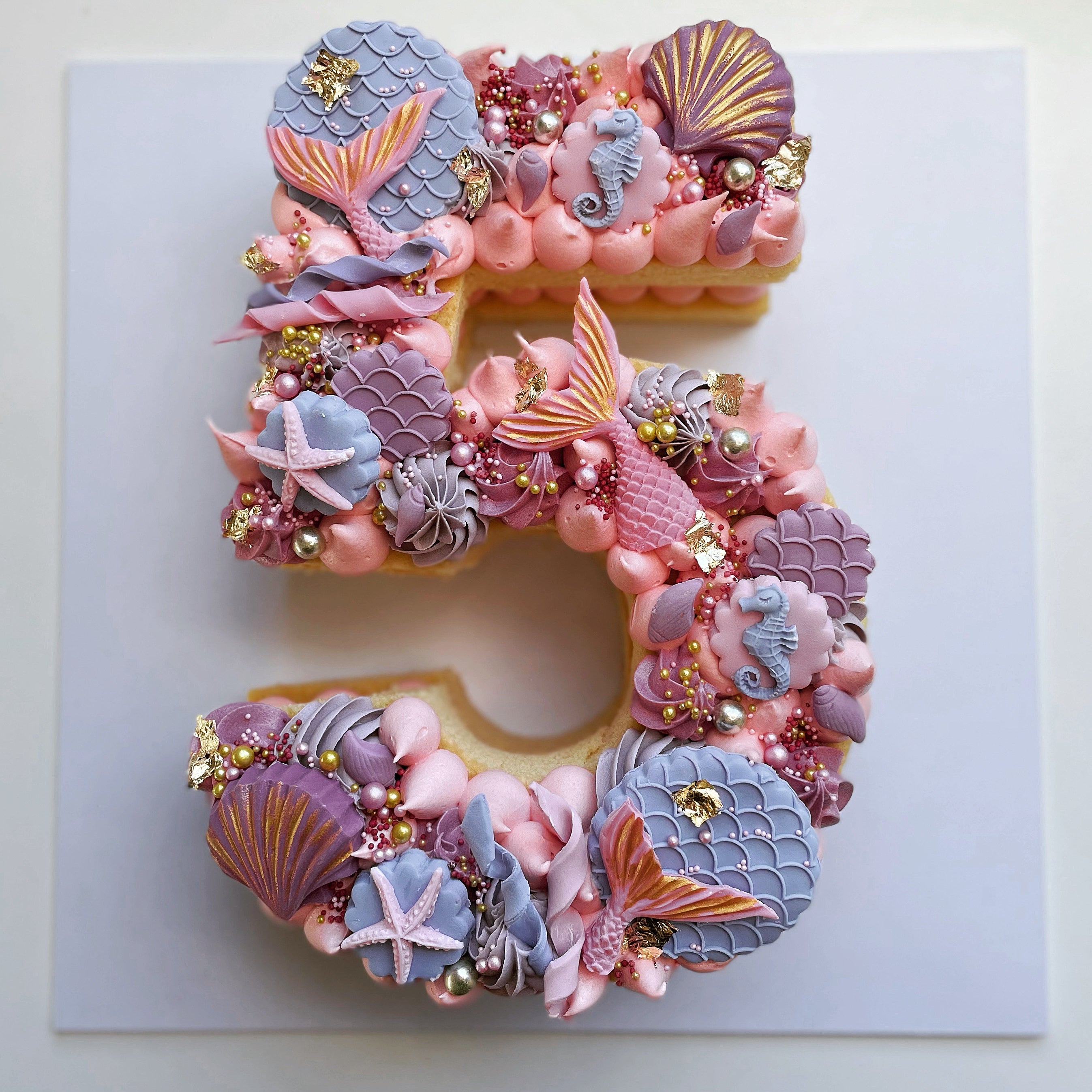 Mermaid Number / Letter Cake