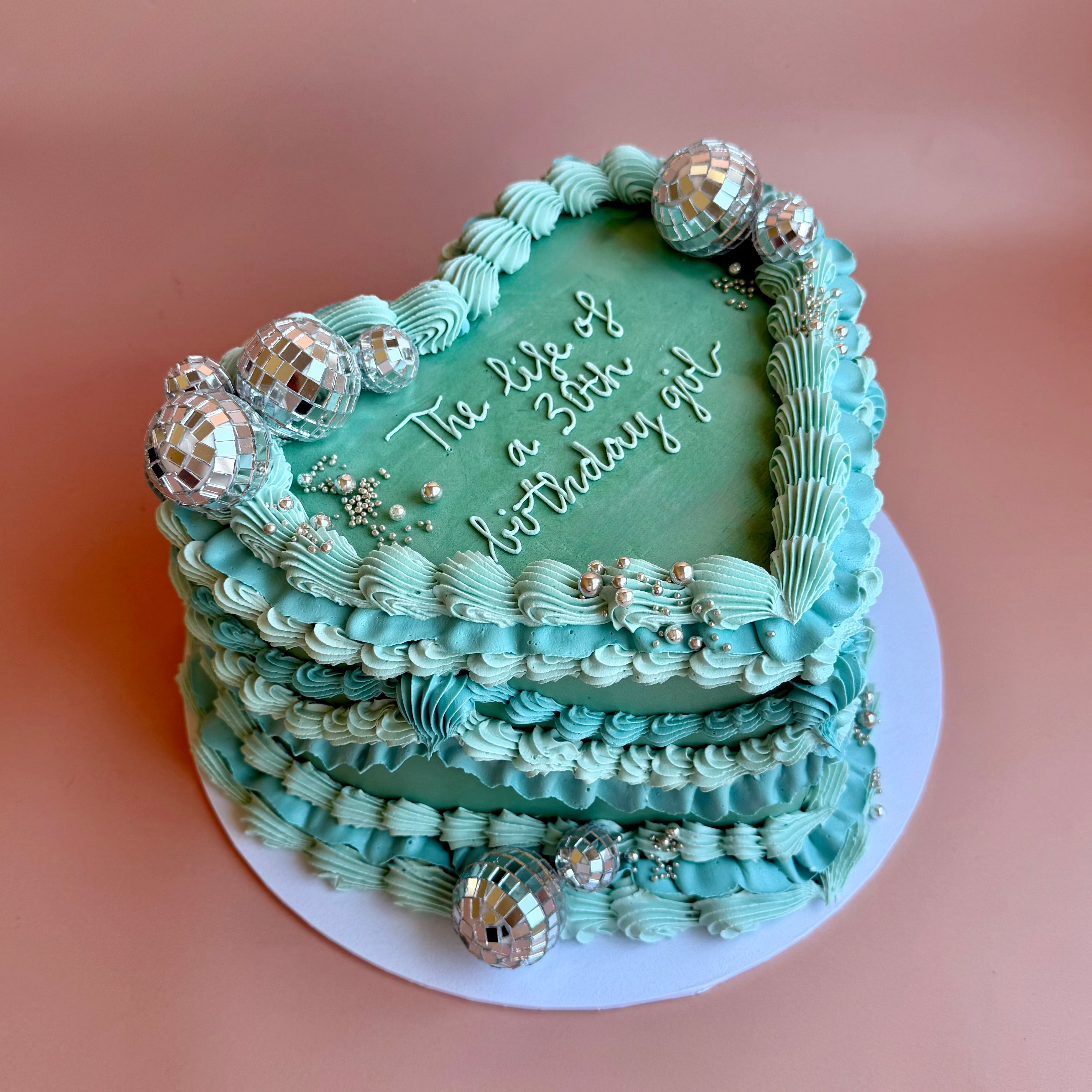 Retro Heart Cake