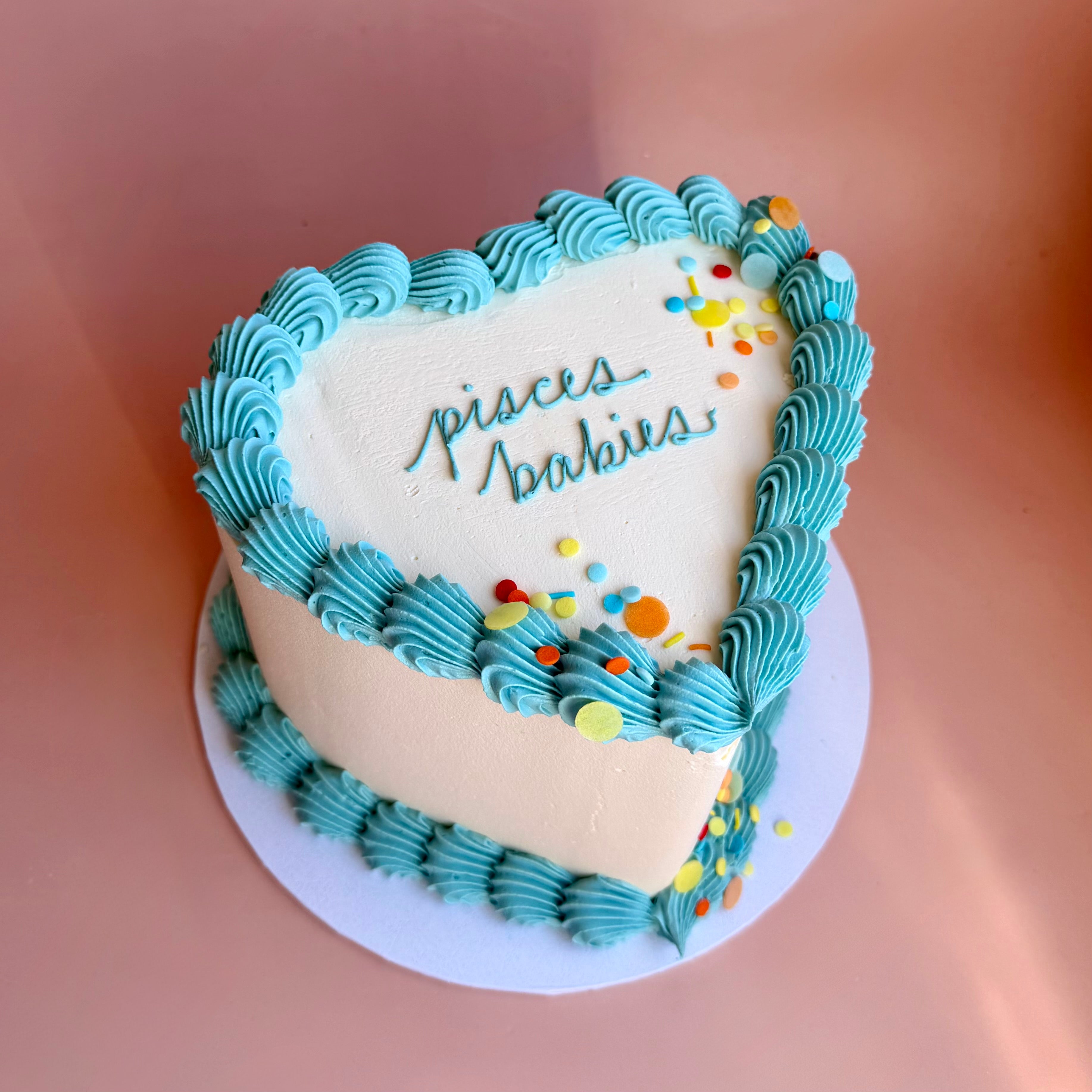 Retro Heart Cake