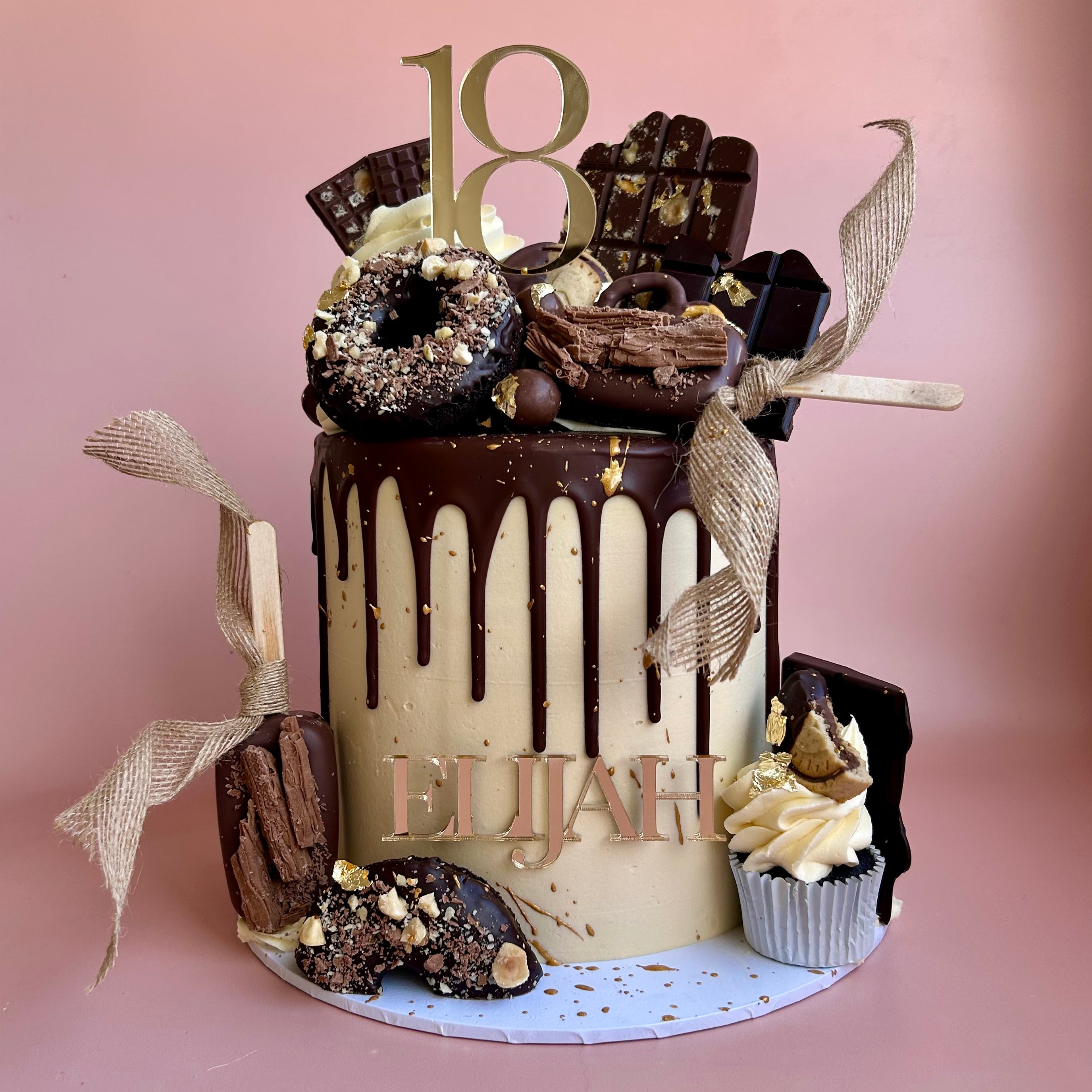 Chocolate cake birthday party 