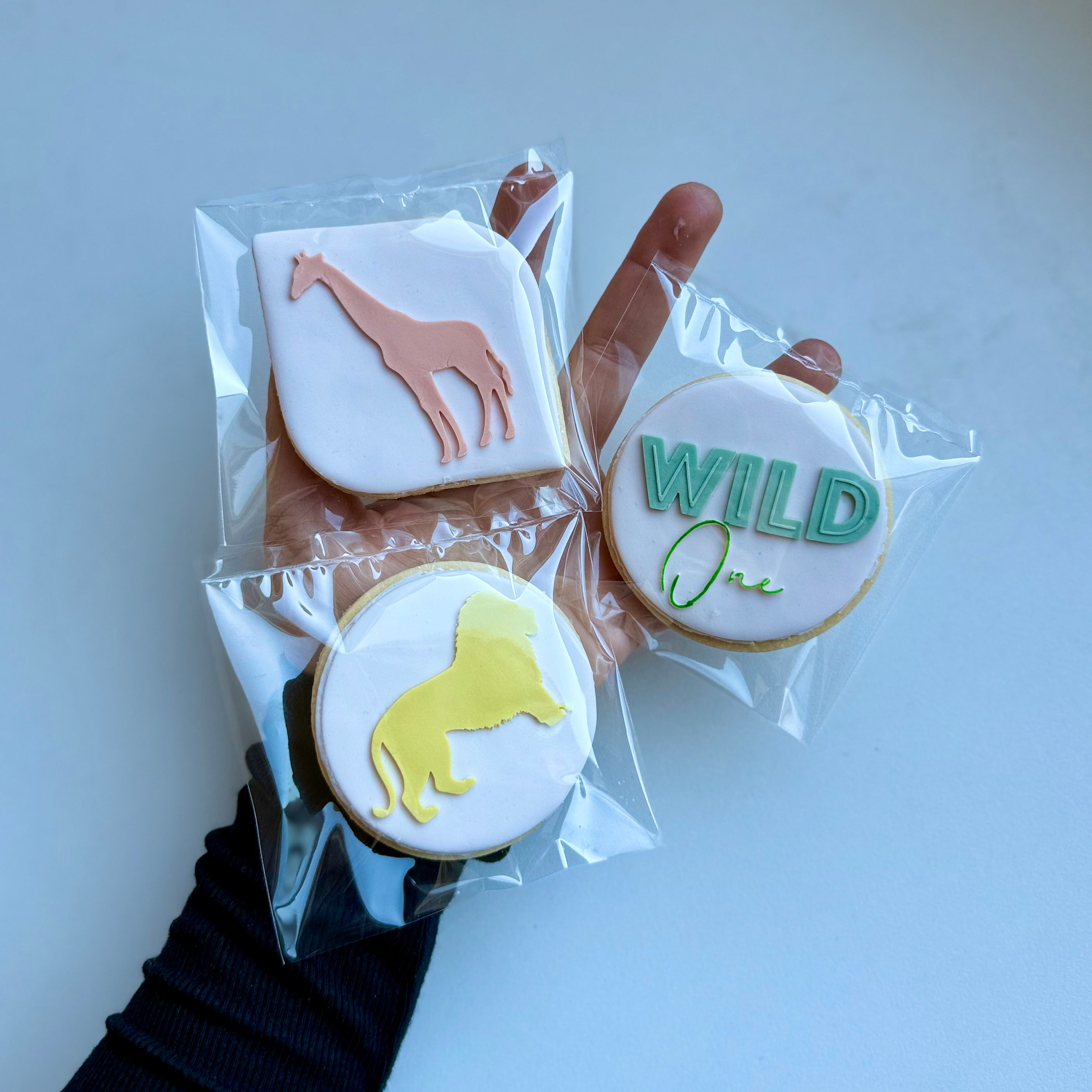 Wild One Jungle Animal Cookies