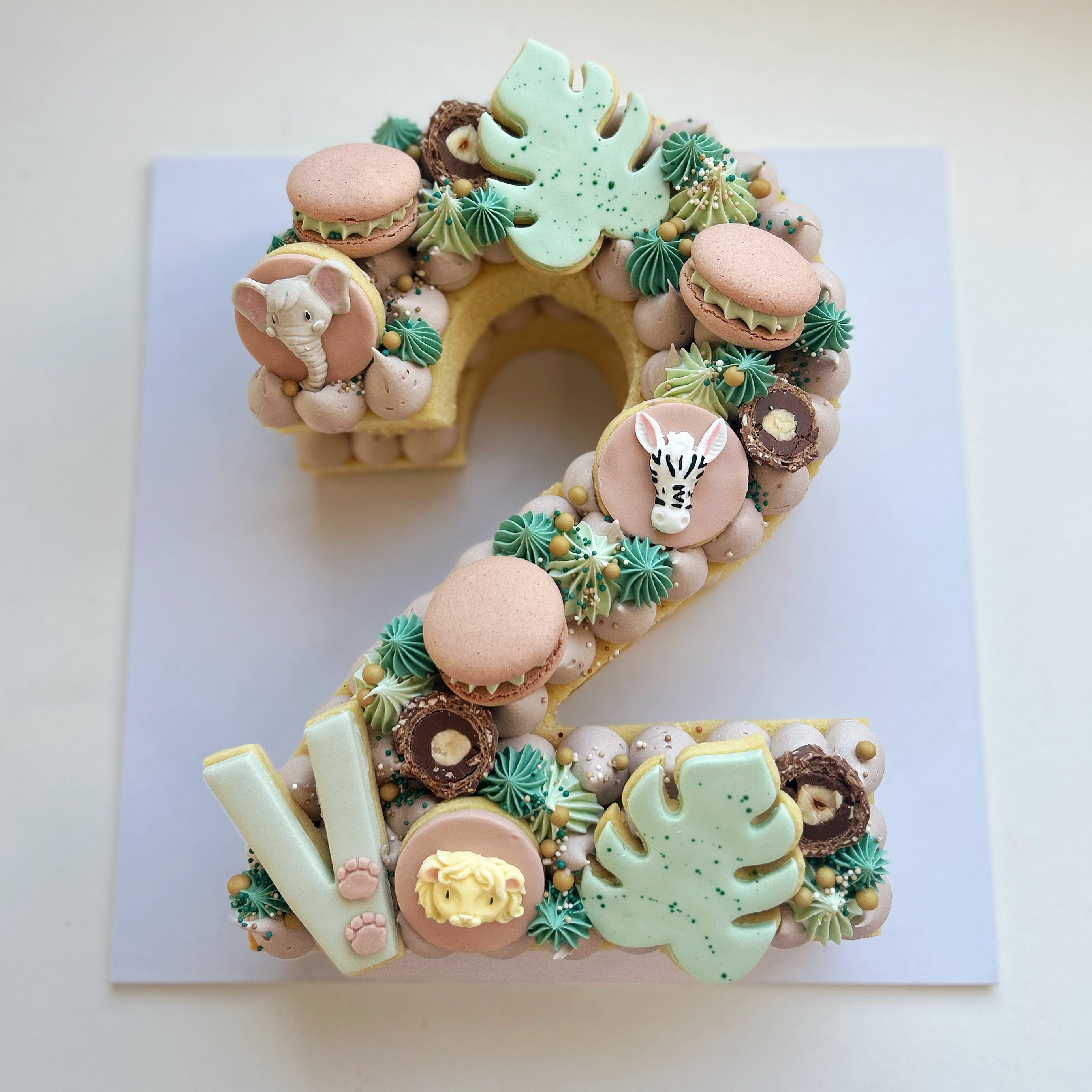 Jungle Number / Letter Cake